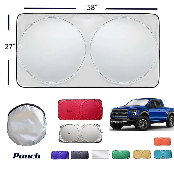 Car Windshield Sun Shade (3 Logo Prints)