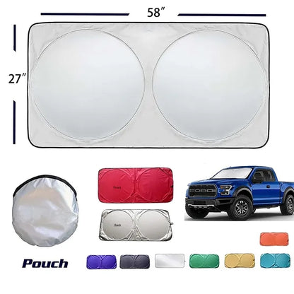 Car Windshield Sun Shade (3 Logo Prints)