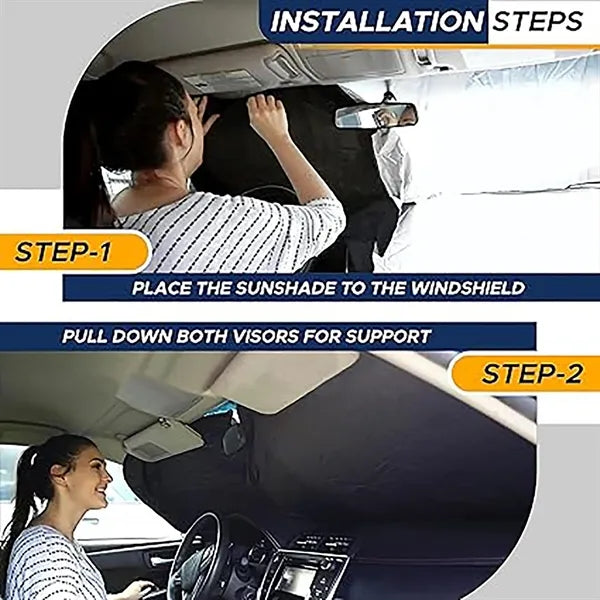 Car Windshield Sun Shade (3 Logo Prints)