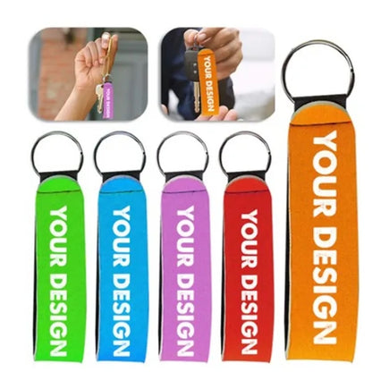 Neoprene Wrist Strap Key Holder With Floating Design