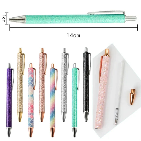 Metal Glitter Ballpoint Pens