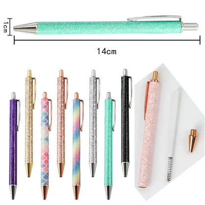 Metal Glitter Ballpoint Pens