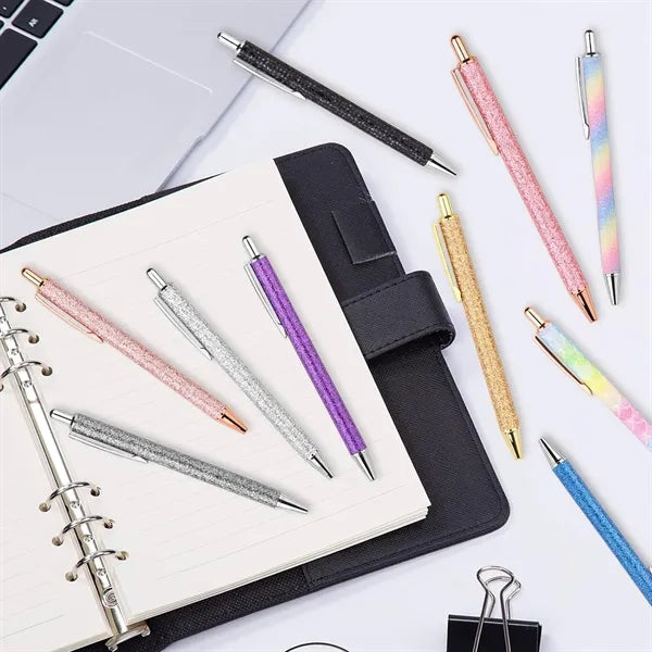Metal Glitter Ballpoint Pens