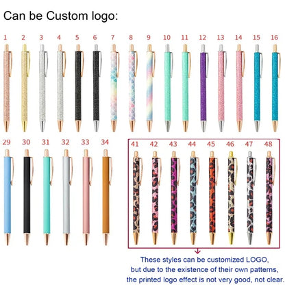 Metal Glitter Ballpoint Pens
