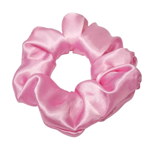 Solid Color Satin Scrunchie