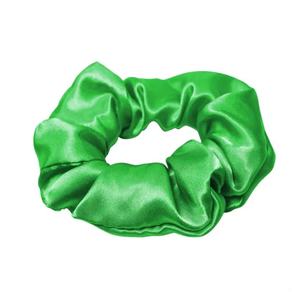 Solid Color Satin Scrunchie