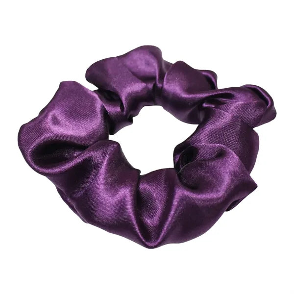 Solid Color Satin Scrunchie