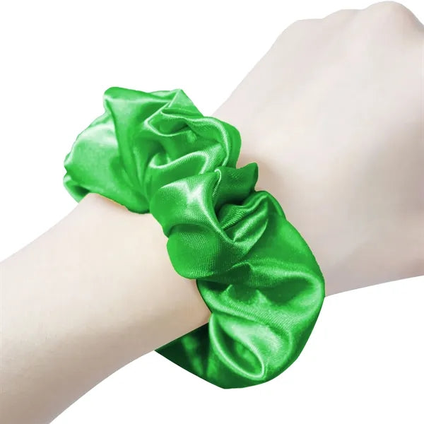 Solid Color Satin Scrunchie