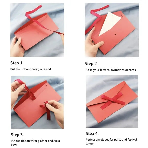 Gift Card Envelope With Ribbon