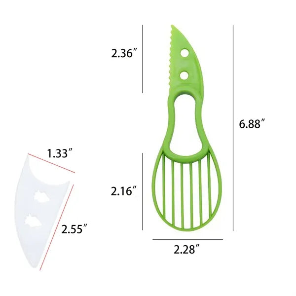 3-In-1 Avocado Peeler And Pulp Separator