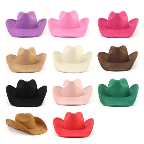 Classic Western Cowboy Hat with Wide Brim