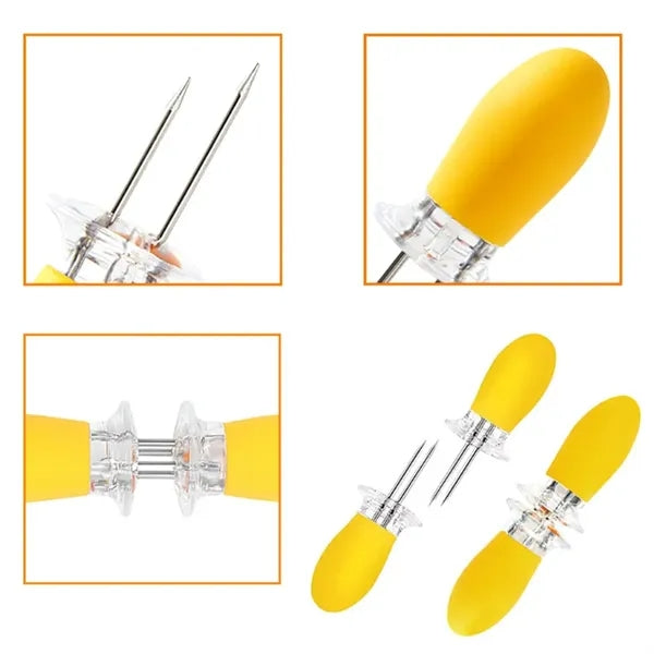 Corn on the Cob Holders with Easy Grip