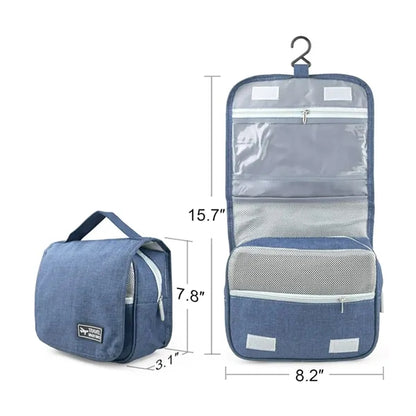 Hanging Travel Toiletry Bag with Mesh Pockets