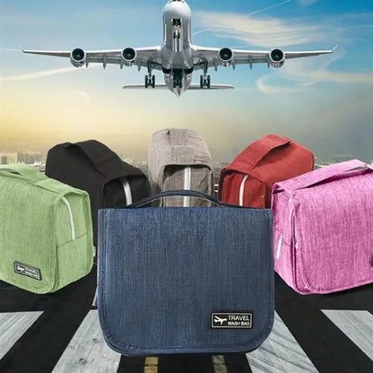 Hanging Travel Toiletry Bag with Mesh Pockets