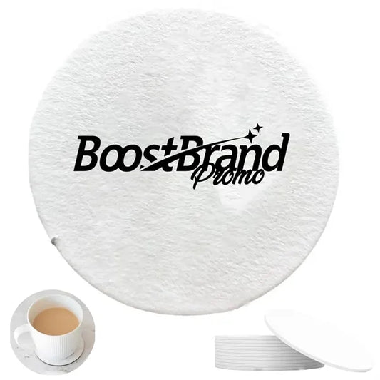 Customizable Round Waterproof Paper Coasters