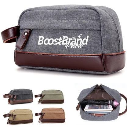 Durable Canvas Toiletry Bag