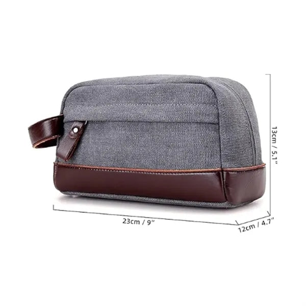 Durable Canvas Toiletry Bag