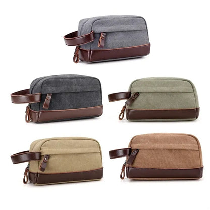 Durable Canvas Toiletry Bag
