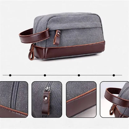 Durable Canvas Toiletry Bag