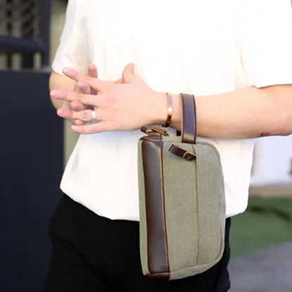 Durable Canvas Toiletry Bag