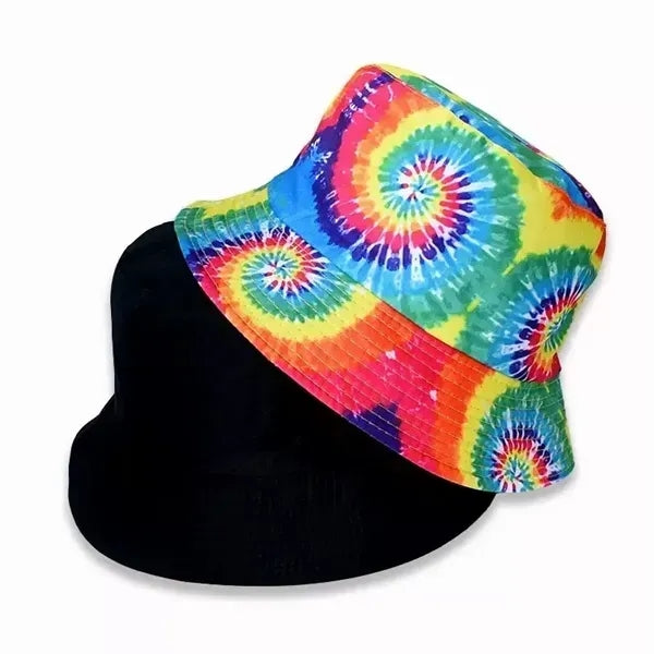 Unisex Double-Sided Tie Dye Bucket Hat
