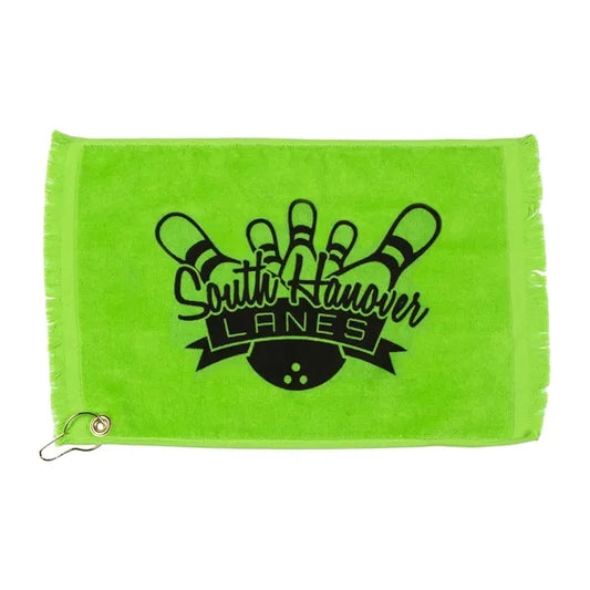 Premium Fringed Velour Golf Towels