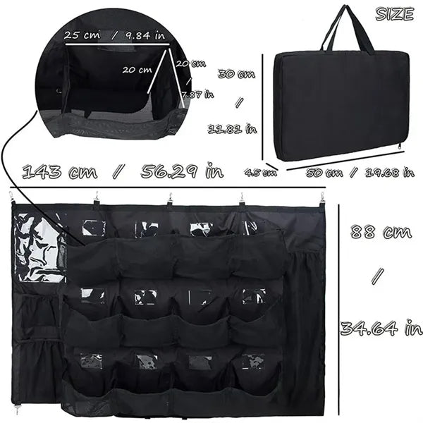 Hanging Baseball Helmet Bag to Organize Equipment