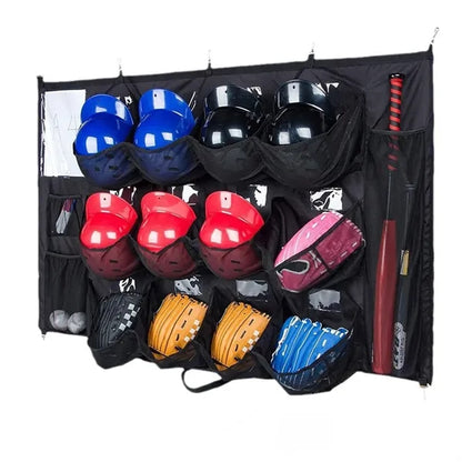 Hanging Baseball Helmet Bag to Organize Equipment
