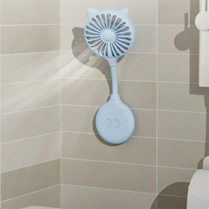 Rechargeable Mini Fan with Suction Cup Base
