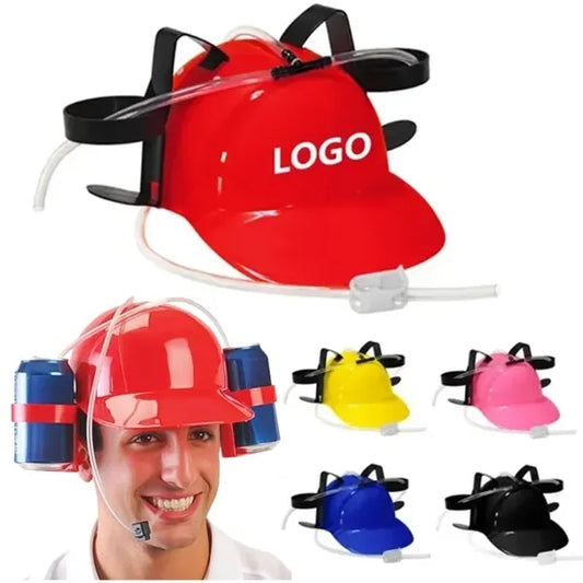 Beer Drinking Hat Holder for Adults Kids