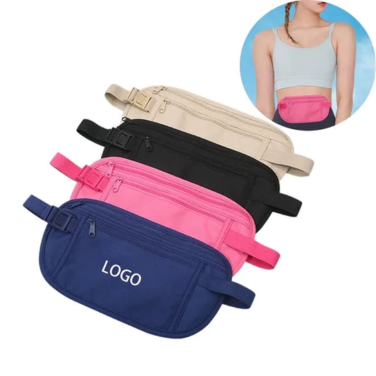 Travel Money Belt Slim Passport Holder