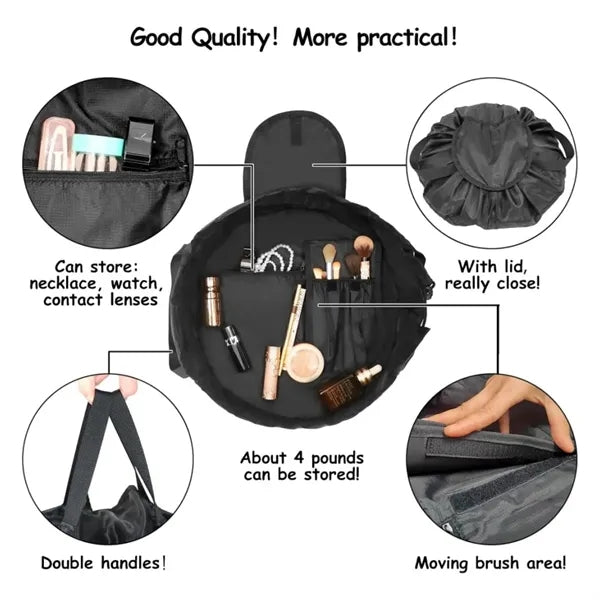 Travel Cosmetic Drawstring Bag