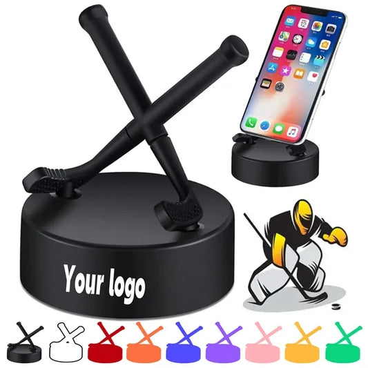 Custom Hockey Puck Phone Stand