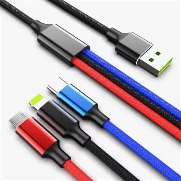 Three in one Charging Cable Keychain