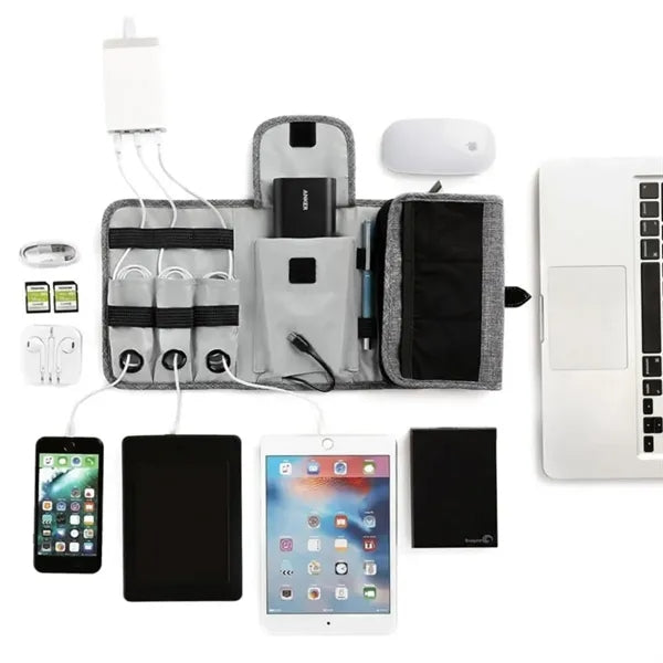 Travel Electronics Organizer Pouch