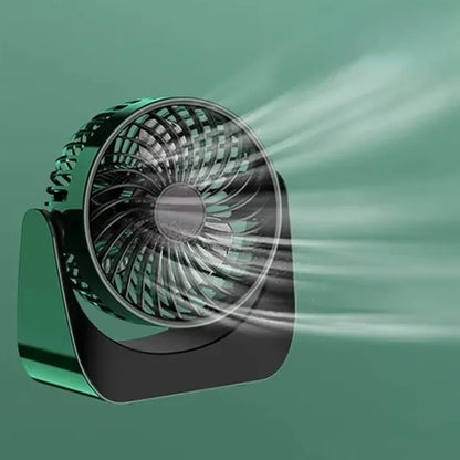 Mini Portable Desk Fan with Adjustable Angle