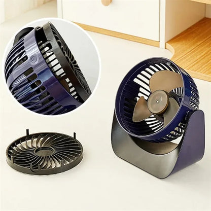Mini Portable Desk Fan with Adjustable Angle