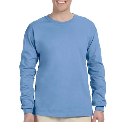 Preshrunk 100% Cotton Long Sleeve Winter T-Shirt 6.1 oz