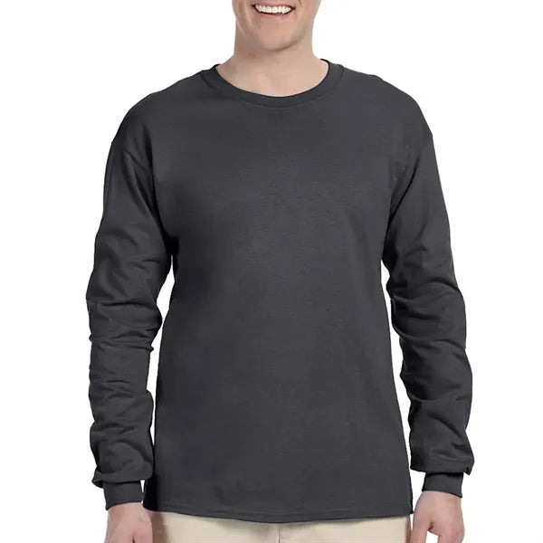 Preshrunk 100% Cotton Long Sleeve Winter T-Shirt 6.1 oz