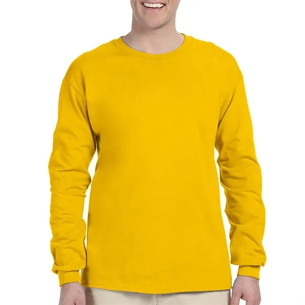 Preshrunk 100% Cotton Long Sleeve Winter T-Shirt 6.1 oz