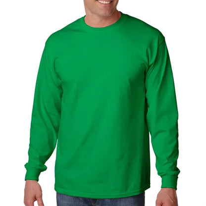 Preshrunk 100% Cotton Long Sleeve Winter T-Shirt 6.1 oz