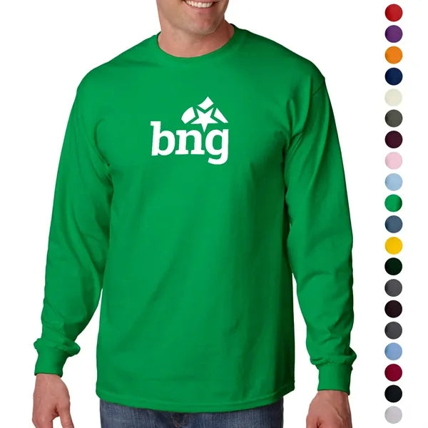 Preshrunk 100% Cotton Long Sleeve Winter T-Shirt 6.1 oz