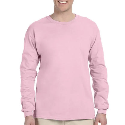 Preshrunk 100% Cotton Long Sleeve Winter T-Shirt 6.1 oz
