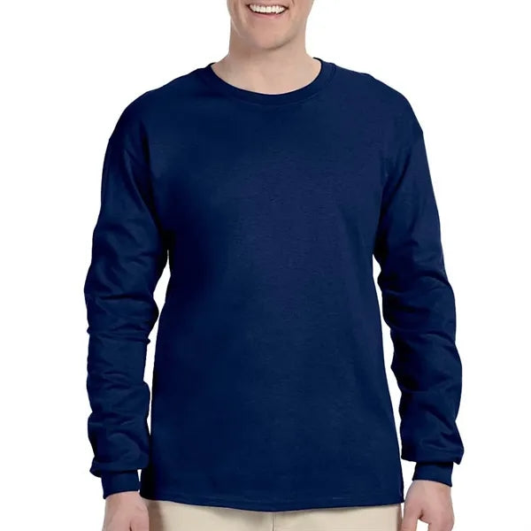 Preshrunk 100% Cotton Long Sleeve Winter T-Shirt 6.1 oz