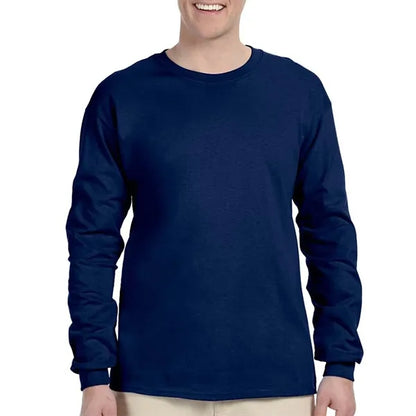 Preshrunk 100% Cotton Long Sleeve Winter T-Shirt 6.1 oz