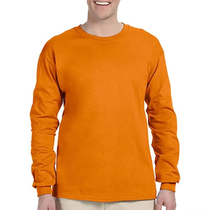 Preshrunk 100% Cotton Long Sleeve Winter T-Shirt 6.1 oz