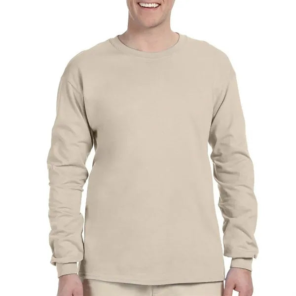 Preshrunk 100% Cotton Long Sleeve Winter T-Shirt 6.1 oz