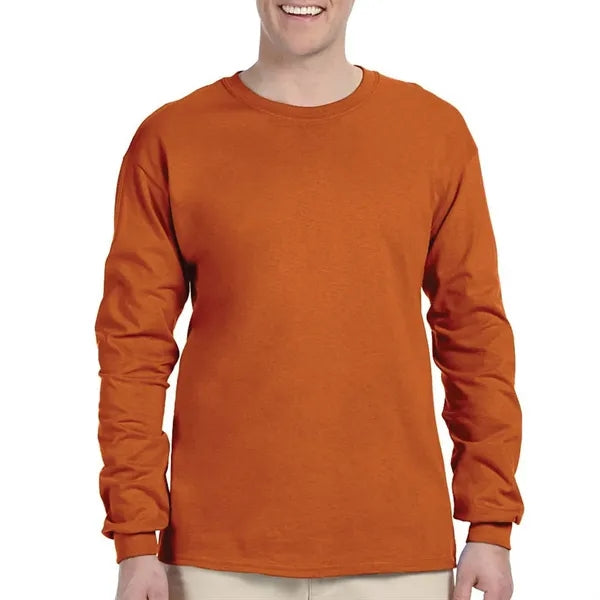 Preshrunk 100% Cotton Long Sleeve Winter T-Shirt 6.1 oz
