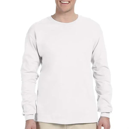Preshrunk 100% Cotton Long Sleeve Winter T-Shirt 6.1 oz