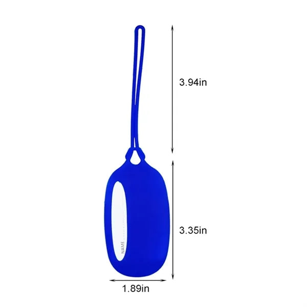 Silicone Luggage Tags with ID Card